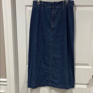 Original TY Wear Maxi Pencil Dark Blue Denim Skirt